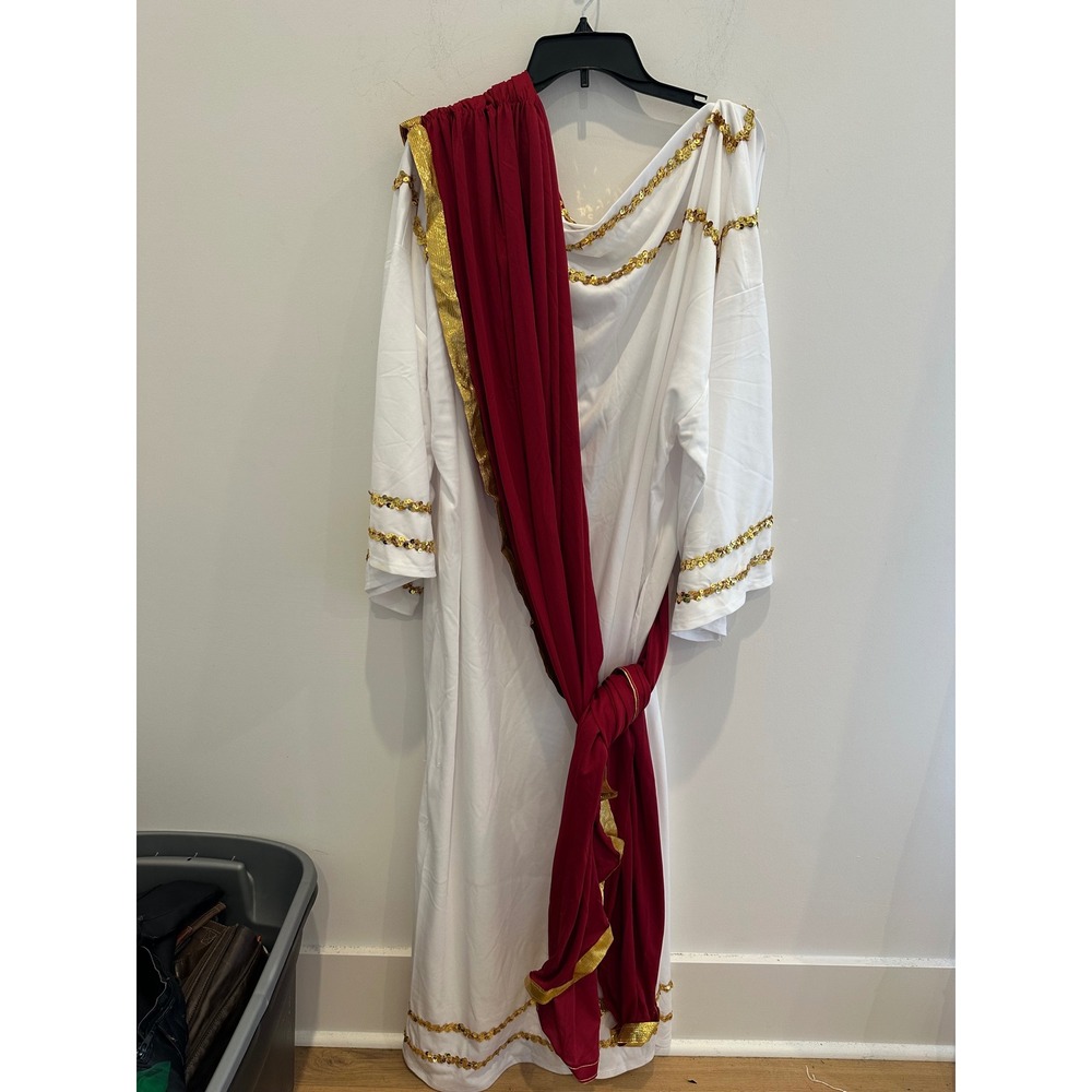 California Costumes Mens 2X Roman Emperor Toga Halloween Costume